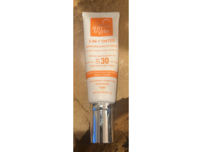 Suntegrity 5-in-1 Tinted Sunscreen Moisturizer, SPF 30, Light, 2 oz/56.7 g