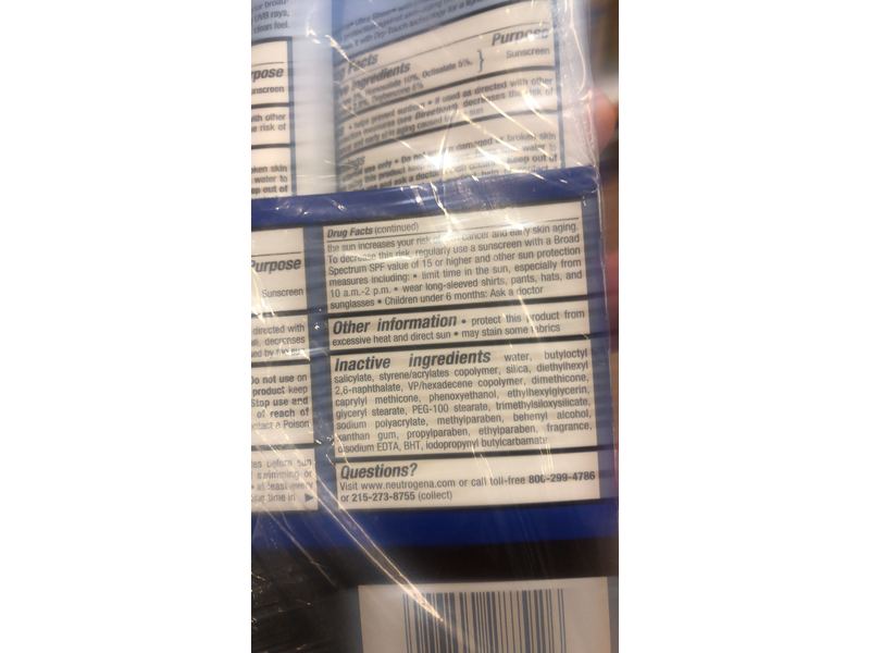 Neutrogena Ultra Sheer Dry-touch Sunscreen, SPF-45, 3.0 fl oz/88 mL