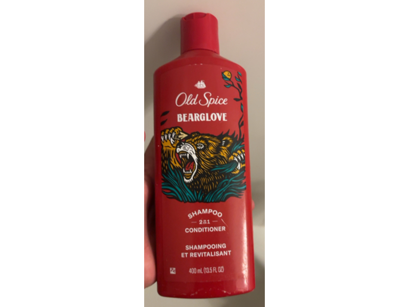 Old Spice 2 In 1 Shampoo Conditioner, Bearglove, 13.5 fl oz/400 mL