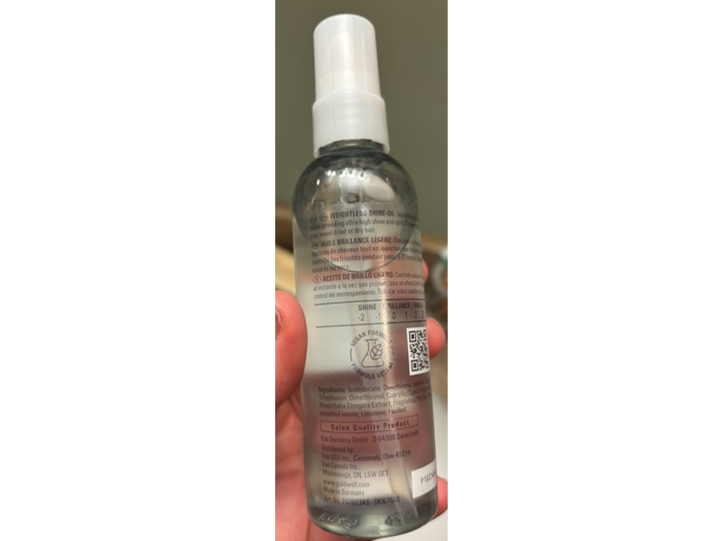 Goldwell StyleSign Weightless Shine-Oil, 3.3 fl oz/100 mL