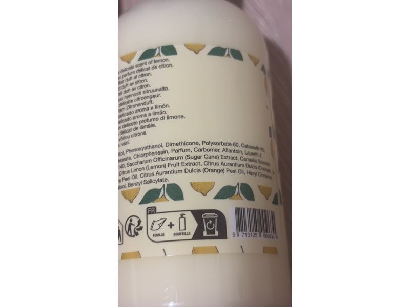 La Soie Hand Lotion, Lemon Scent, 10.14 fl oz/300 mL