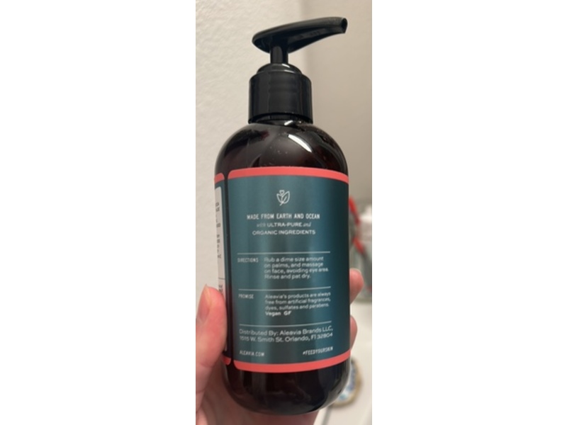 Aleavia Purifying Facial Cleanse Face Wash, 8 fl oz/237 mL