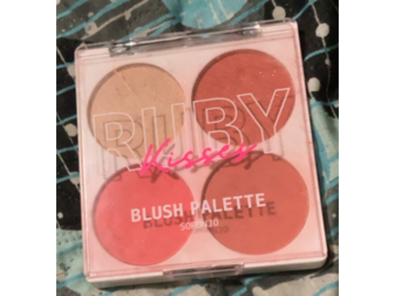 Ruby Kisses Blush Palette, RKB02 Livin-Bare, 0.13 oz/3.7 g