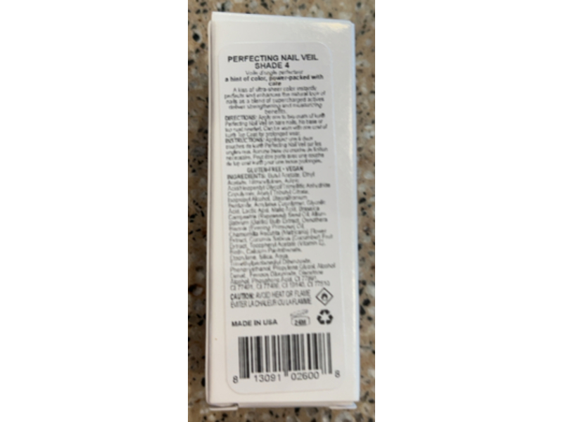 Londontown Kur Perfecting Nail Veil, 4 Dusty Rose Tint, 0.4 fl oz/12 mL