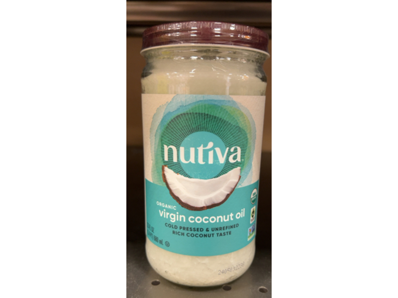Nutiva Organic Virgin Coconut Oil, 23 fl oz/680 mL
