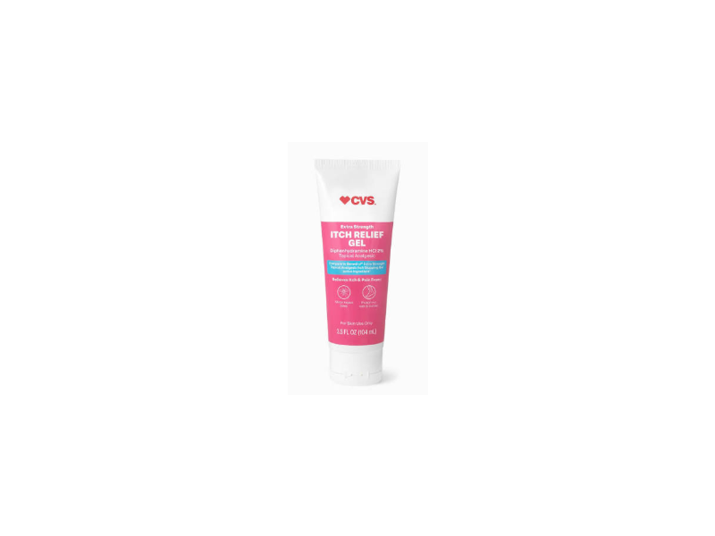 CVS Extra Strength Itch Relief Gel, Diphenhydramine HCl, 3.5 fl oz/104 mL