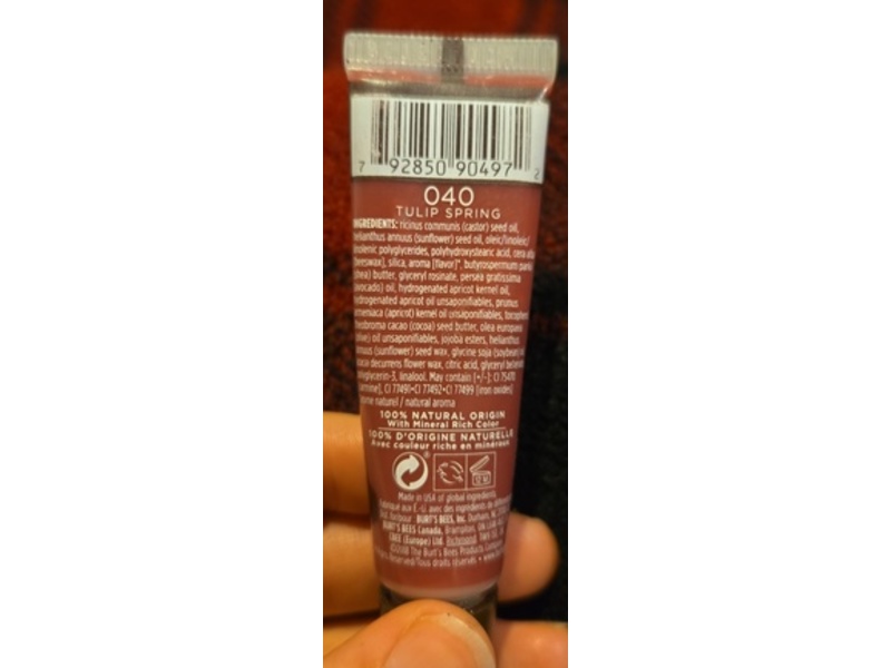 Burt's Bees Lip Gloss, Tulip Spring 040, 0.5 oz/14.1 g