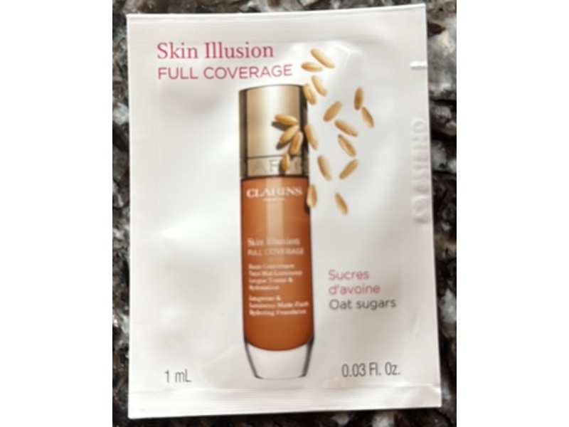Clarins Skill Illusioin Foundaton, 113C, 0.03 fl oz/1 mL