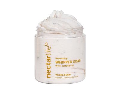 NectarLife Nourishing Whipped Soap, Vanilla Sugar, 5 oz
