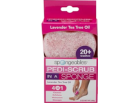 Spongeables Pedi-Scrub In A Sponge, Lavender Tea Tree Oil, 2 oz/60 g - Image 2