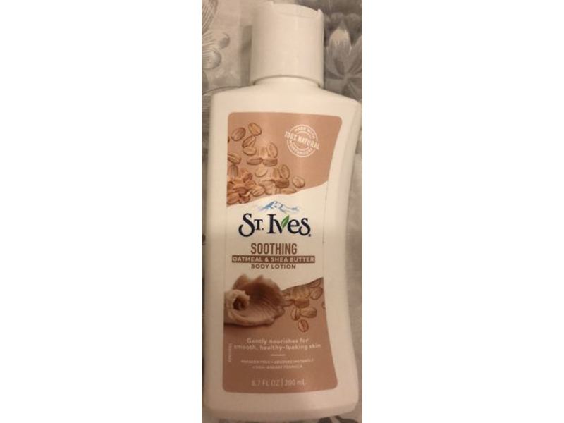 St. Ives Soothing Body Lotion, Oatmeal & Shea Butter, 6.7 fl oz/200 mL