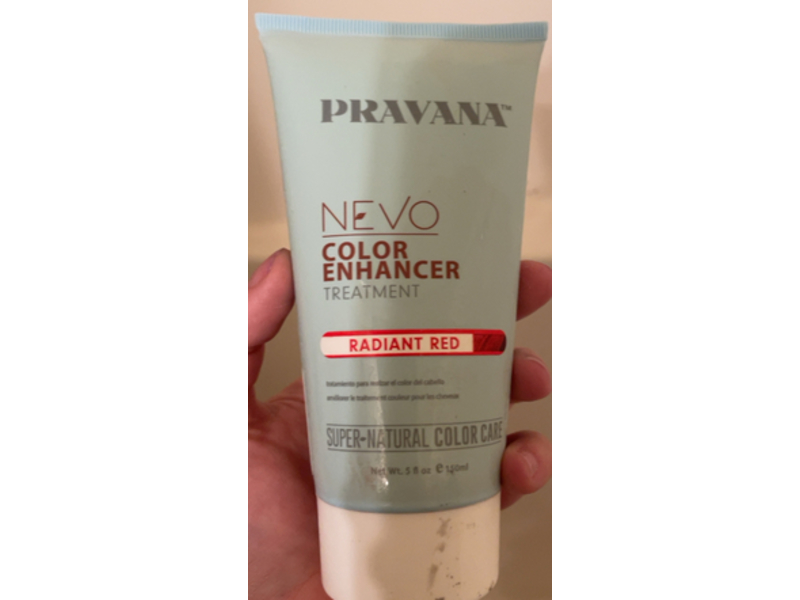 Pravana Nevo Color Enhancer Treatment, Radiant Red, 5 fl oz/150 mL
