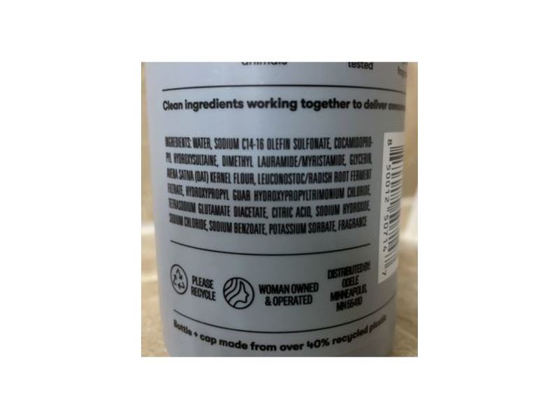 Odele Smoothing Body Wash With Oats, Sweet Aloe/Cucumber, 16 fl oz/473 mL