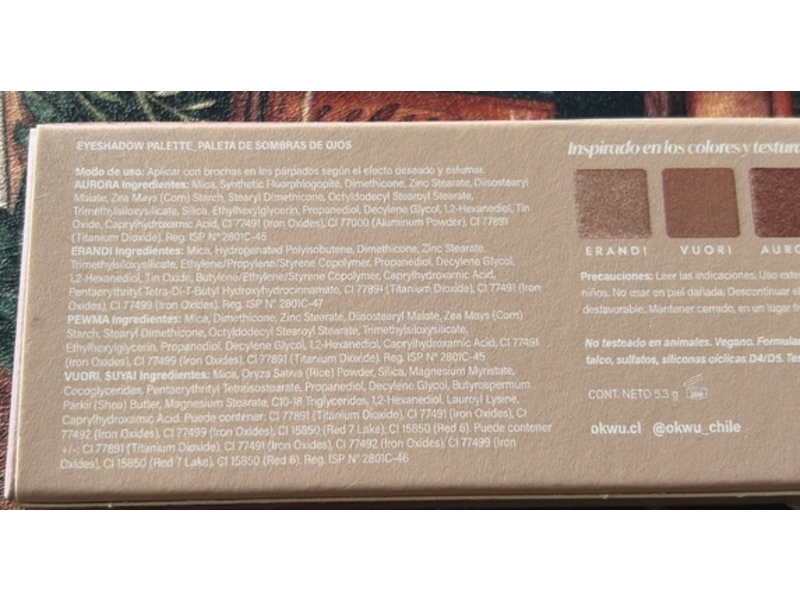 Okwu Eyeshadow Palette, Atacama Rose, 5.3 g