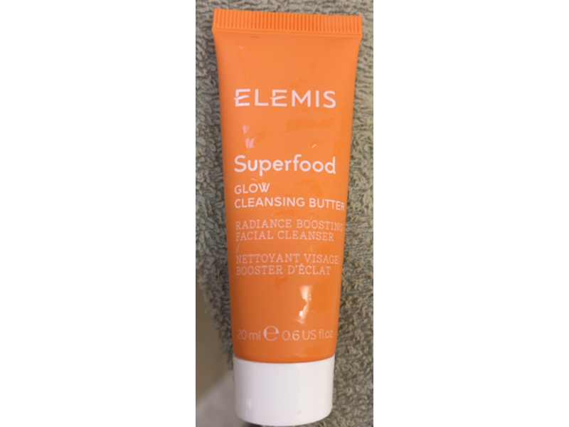 Elemis Glow Facial Cleansing Butter, Superfood, 0.6 fl oz/20 mL