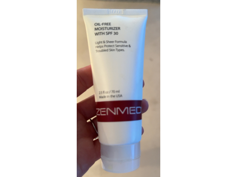 Zenmed Moisturizer, SPF 30, 2.5 fl oz/70 mL