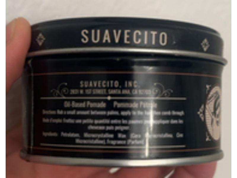 Suavecito Oil-Based Pomade, 3 oz/85 g