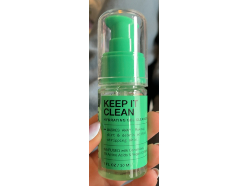 Innbeauty Project Keep It Clean Hydrating Gel Cleanser, 1 fl oz/30 mL