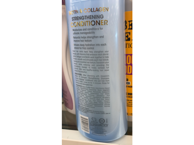 Giovanni Biotin & Collagen Strengthening Conditioner, 24 fl oz/710 mL