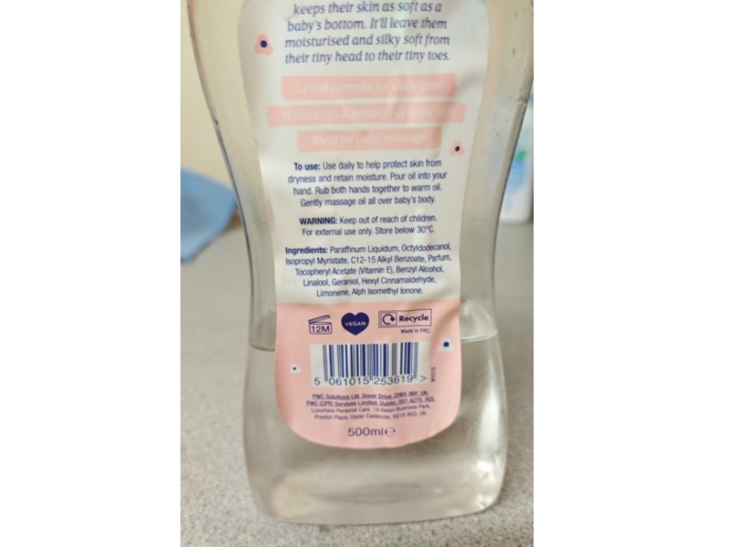 My Little Miracle Moisturizing Wriggly Baby Oil, 500 mL
