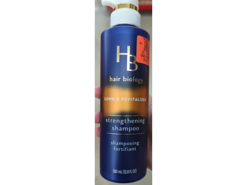 Hair Biology Long & Revitalized Strengthening Shampoo, 12.8 fl oz/380 mL