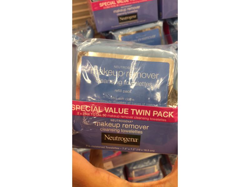 Neutrogena Makeup Remover Cleansing Towelette, 25 Count