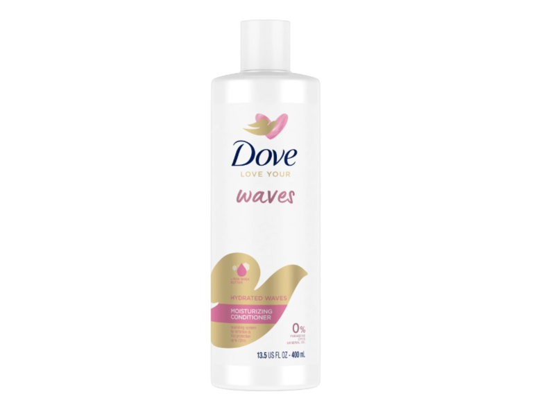 Dove Love Your Waves Hydrated Waves Moisturizing Conditioner, 13.5 fl oz/400 mL