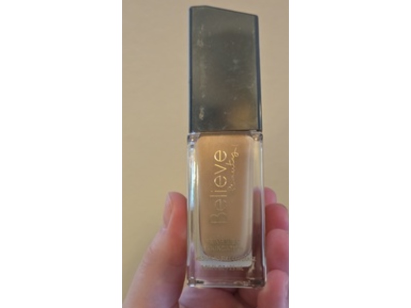 Believe Beauty Skin Finish Foundation, Cashmere, 0.85 fl oz/2.5 mL