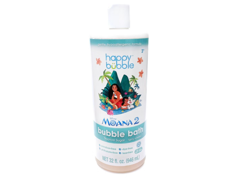 Disney Moana 2 Happy Bubble Bath, Lightly, 32 fl oz/946 mL