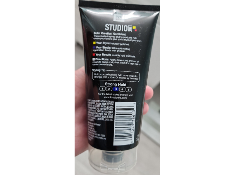 L'Oreal Paris Studio Line Flexible Strong Hold Cream, 5.09 fl oz/150 mL