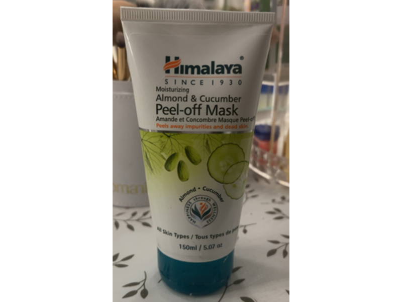 Himalaya Moisturizing Peel-Of Mask, Almond &Cucumber, 5.07 oz/150 mL