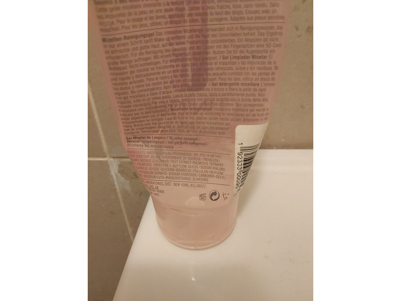 Clinique 2-in-1 Cleansing Micellar Gel + Light Makeup Remover, 5 fl oz/150 mL