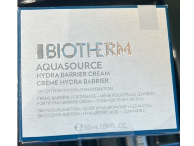 Biotherm Aquasource Hydra Barrier Cream, 1.69 fl oz/50 mL