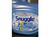 Snuggle Liquid Fabric Conditioner, Blue Sparkle Cuddle-Up Fresh, 181 Loads, 123.1 fl oz/3.64 L - thumbnail 2