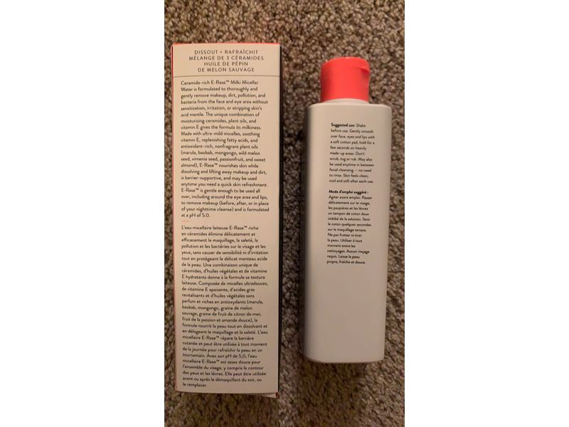 Drunk Elephant E-Rase Milki Micellar Water, 8 fl oz/240 mL