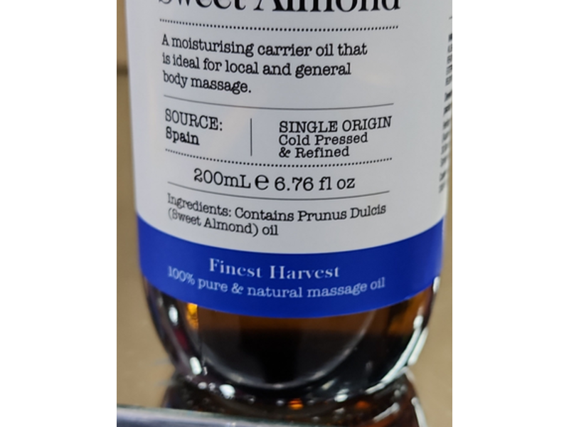 In Essence Sweet Almond Body Body Massage Oil, 6.76 fl oz/200 mL