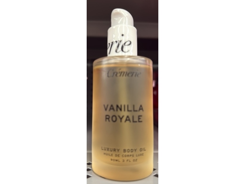 Cremerie Luxury Body Oil, Vanilla Royale, 3 fl oz/90 mL