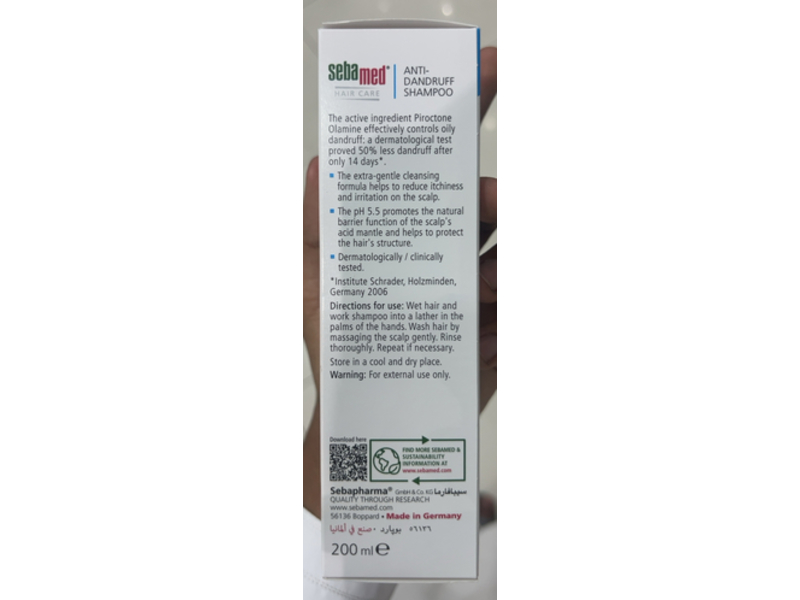 SebaMed Anti-Dandruff Shampoo, 200 mL