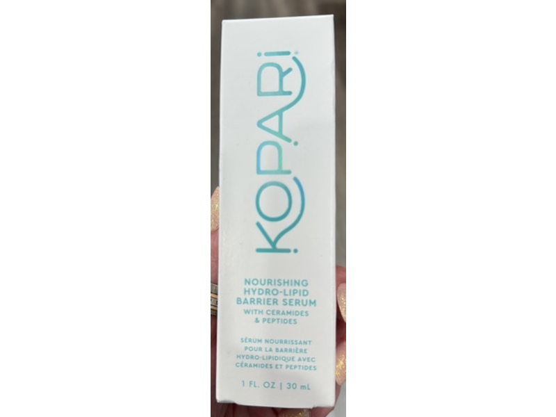 Kopari Nourishing Hydro-Lipid Barrier Serum, Ceramides & Peptides, 1 fl oz/30 mL