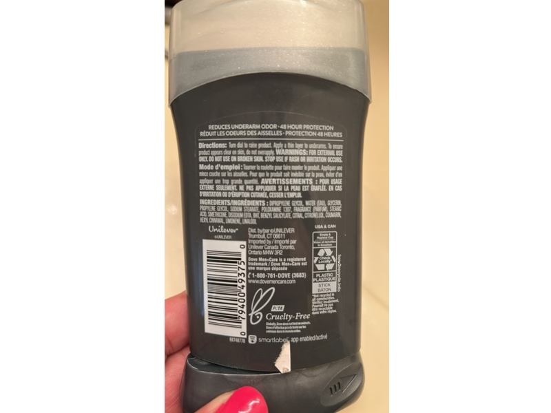 Dove Men + Care Deodorant, Seaside Driftwood, 3 oz/85 g