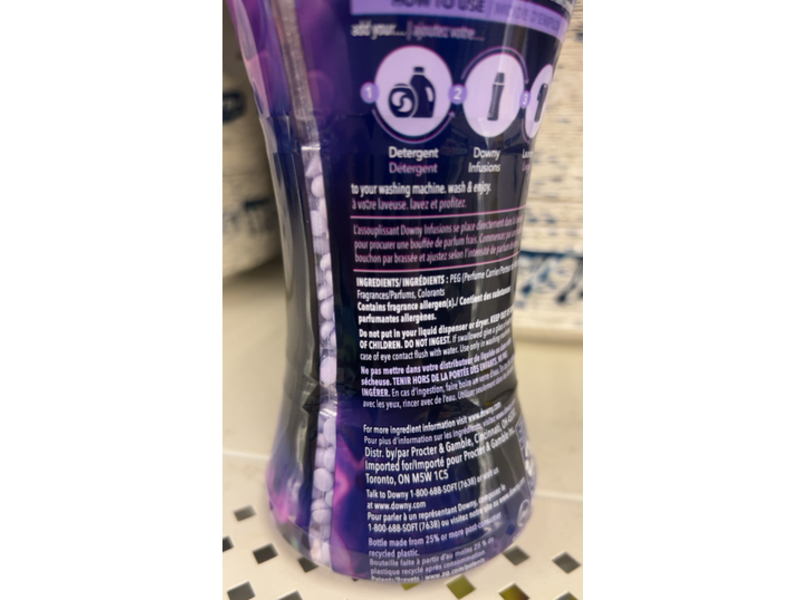 Downy Infusions Calm In-Wash Scent Booster, Lavender & Vanilla Bean, 5.7 oz/161 g