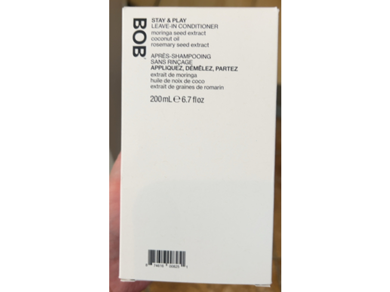 Bob Stay & Play Leave In Conditioner, 6.7 fl oz/20 mL