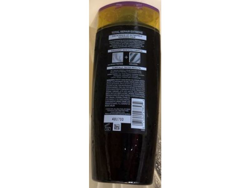 L'Oreal Paris Elvive Total Repair Extreme Renewing Shampoo, Wheat Protein + Ceramide, 12.6 fl oz/375 mL