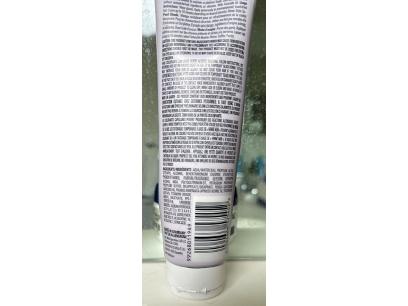 Wella Professionals Color Fresh Mask, Pearl Blonde, 5 fl oz/150 mL