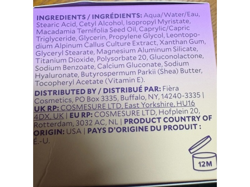 Fiera Neckligee Neck Firming Cream, 1.68 fl oz/50 mL