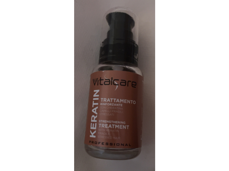 Vitalcare Professional Keratin Strengthening Treatment, Keratin Fragile & Stressed Hair, 1.69 fl oz/50 mL