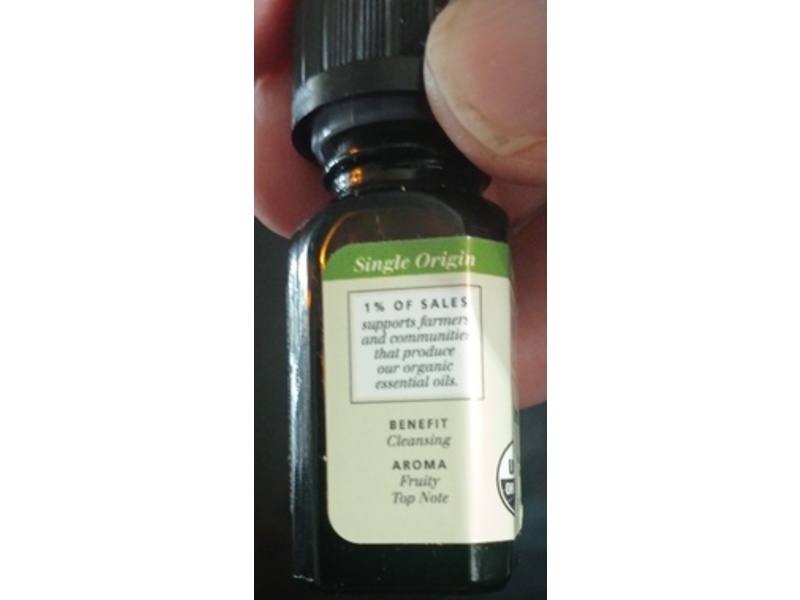 Aura Cacia Pure Citrus Limon (Lemon) Essential Oil, 0.25 fl oz/7.4 mL