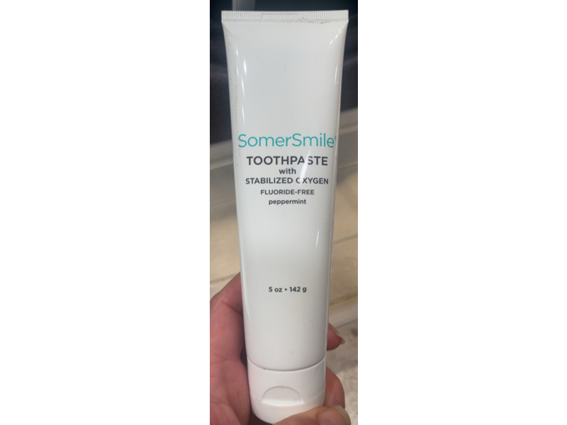 Somersmile Fluoride-Free Toothpaste, Peppermint, 5 oz/142 g