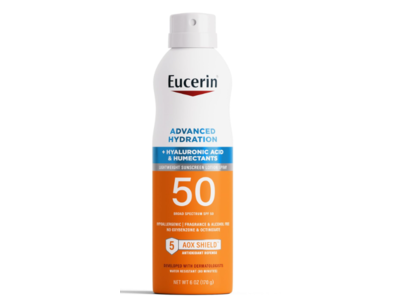 Eucerin Advanced Hydration Sunscreen, SPF 50, 6 oz/170 g