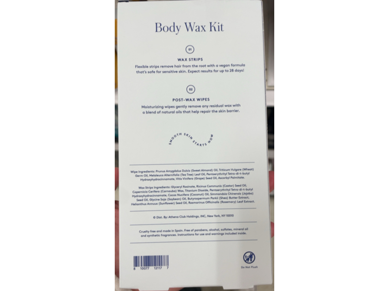 Athena Club Wax Strip Kit